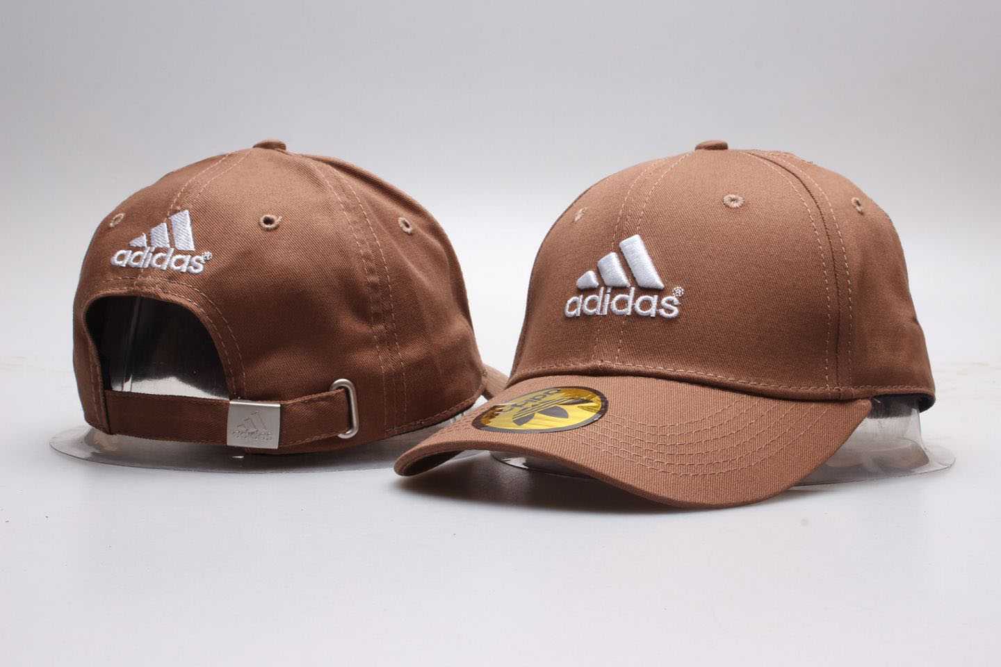 Adidas Fresh Logo Brown Adjustable Peaked Hat YPMY